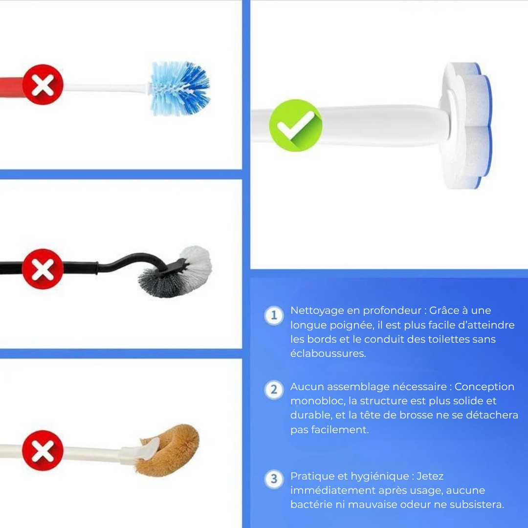 Disposable toilet wand - 8 Ocean Breeze refills