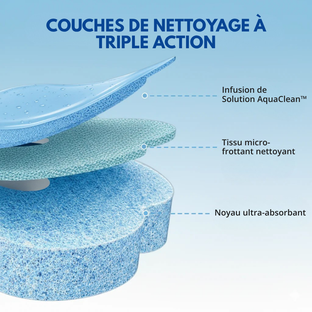 Disposable toilet wand - 8 Ocean Breeze refills