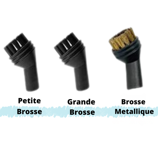 Brush Pack: for ingrained stains (grease, joints, grates, oven, etc.)