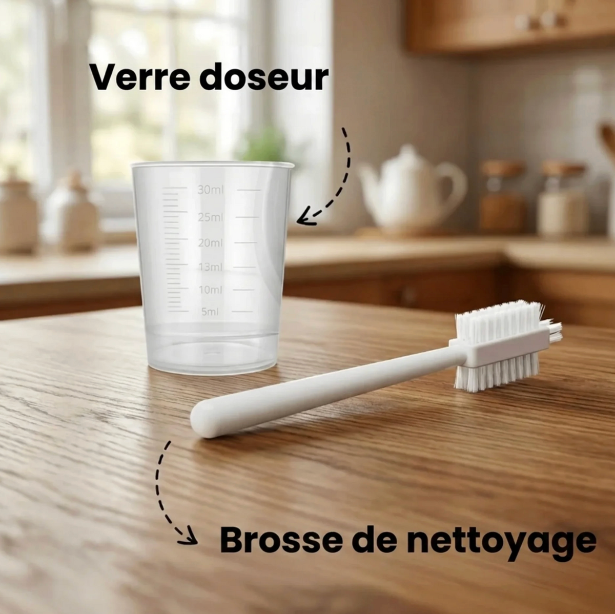 Brush + dispenser