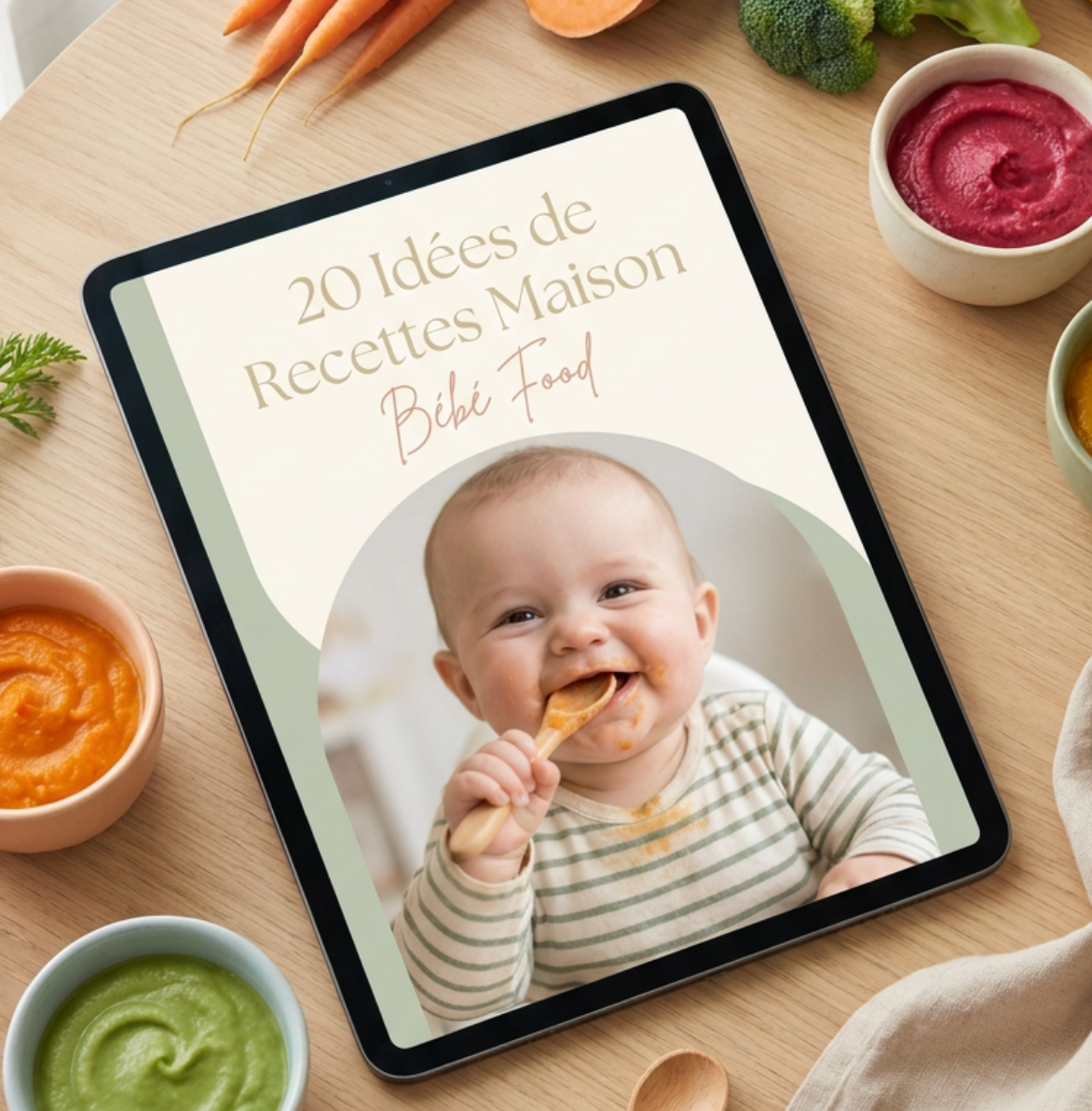 E-book: Stop aux Petits Pots : 20 Recettes Maison que Bébé Va Dévorer Sous-titre : Le guide complet pour cuisiner sain, rapide et varié (4-24 mois)