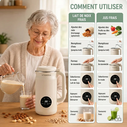 Vitamixia: The 8-in-1 Device That Keeps 100% of Your Fiber (And Cleans Itself)