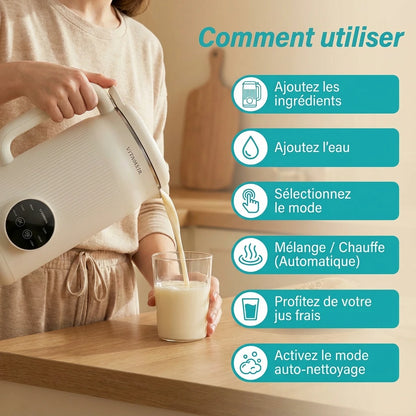 VitaMixia: 8-in-1 Multifunction, Make Plant-Based Milk, Juices & More