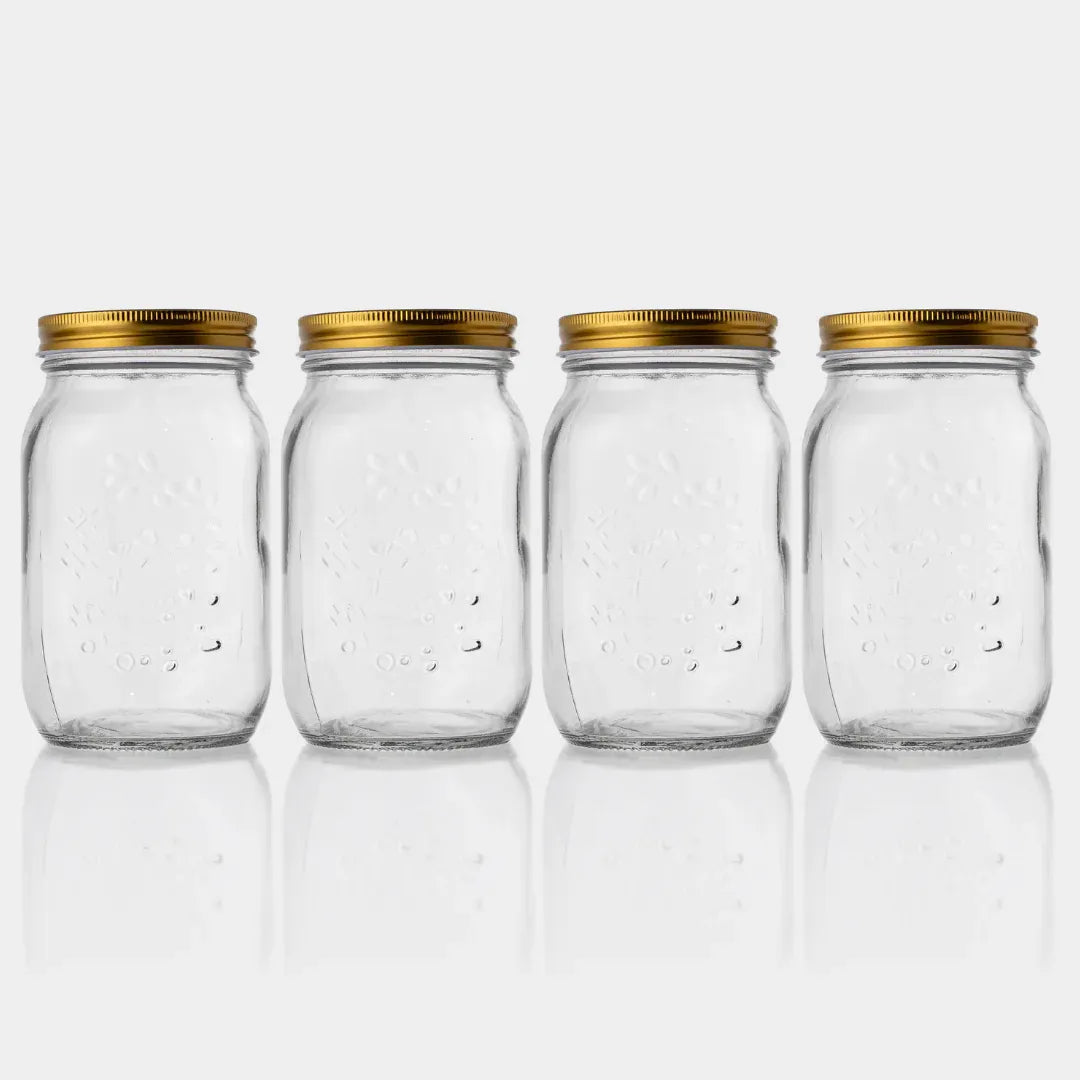 4x 380ml glasses