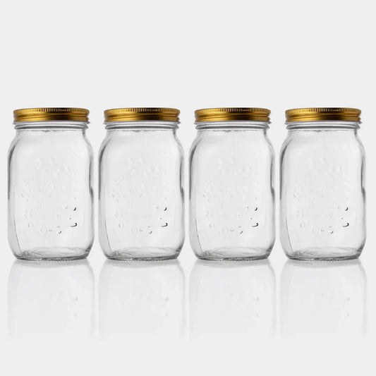 4x 380ml glasses